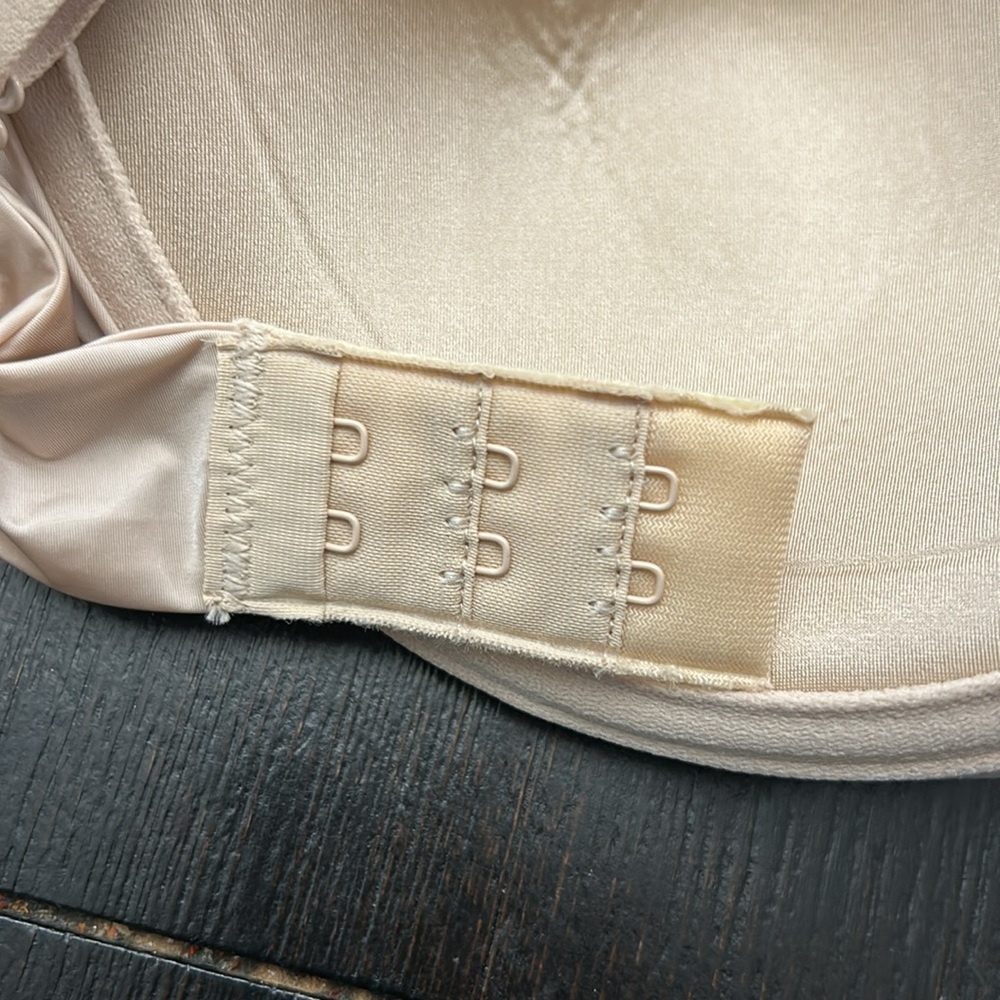Maidenform Women's One Fab Fit Modern Demi Underwire T-Shirt Bra Beige 34C 2368 - Picture 7 of 9